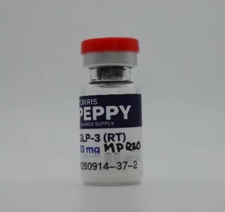 The laboratory’s photo of our GLP-3 (RT) 30 mg vial