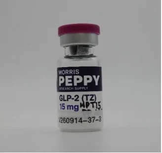 The laboratory’s photo of our GLP-2 (TZ) 15 mg vial